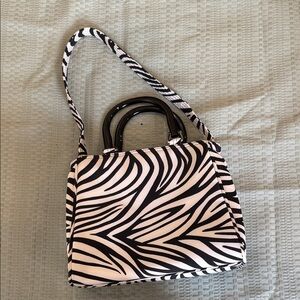 Zebra Print Women's Handbag
